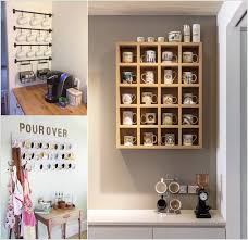 Cool And Creative Mug Storage Ideas For Your Kitchen Mug Storage Kitchen Wall Storage Rustic Mugs