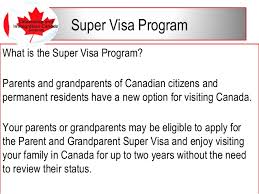 Super visa letter of invitation. Presentation For Sponsorship And Super Visa