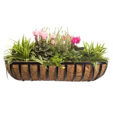 This season, expand your garden to porch and balcony railings with stylish planter boxes. Cobraco Powder Coated Metal Rail Planter Walmart Com Walmart Com