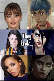 Did the interviewee's features inspire character design?