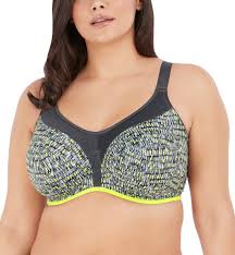 Elomi Energise J Hook Underwire Sports Bra 8042 42f Lime Twist Lime Twist 42f Walmart Com