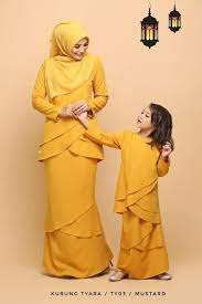 [penerima baju raya project johor bahru sesi 3: Koleksi Baju Raya Warna Mustard Qoqoelma Collection Facebook