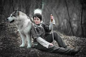 Resultado de imagen para arya stark nymeria