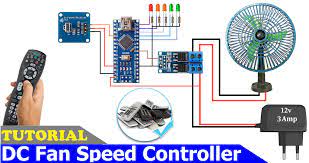 It is a tutorial video to make remote control for fan or light.you can use any tv ,dvd or any other ir remote.this simple remote control circuit based on ic. Dc Fan Speed Controller Arduino Project Hub