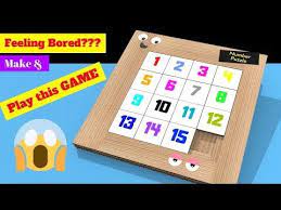 How To Make Easy Number Puzzle Game From Cardboard At Home Diy Cardboard Craft Game Tutorial Youtube Cardboard Crafts Puzzle Board Games Diy Cardboard