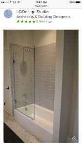Low Profile Tub With Glass Shower Wall Tub Shower Combo Remodel Bathroom Tub Shower Combo Bathroom Tub Shower
