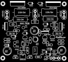 Led circuit as a pcb layout. Power Amplifier Circuit Pcb Layout Pcb Circuits