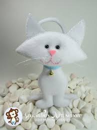 Aqui Ha Gato S Juguetes De Fieltro Gato De Fieltro Manualidades