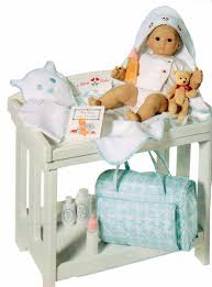 Having a changing table ensures that youve got everything in place, from your wipes and nappies to a toy to distract. Changing Table I American Girl Wiki Fandom