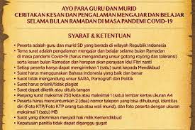 It was first identified in december 2019 in wuhan,. Lomba Narasi Surat Untuk Mendikbud Nadiem Makarim