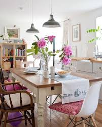 Dining Room 39 Awesome Boho Chic Dining Room Designs With White Wall Bookcase Black Sofa Pillow Dinin Chic Dining Room Dining Room Design My Scandinavian Home