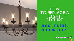 Fortunately, installing a light fixture isn't too difficult, as having a light there really helps light up the area during cooking and doing dishes. Replace And Install A New Light Fixture Youtube