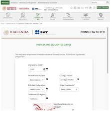 Genera tu constancia de situación fiscal. Consulta Rfc Con Curp En La Pagina Del Sat Requiere Mas Informacion Contadormx