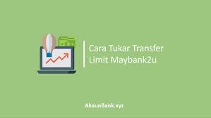 May i know how can i increase the withdrawal limit of my maybank atm card? 2 Cara Mudah Tukar Transfer Limit Maybank2u Online