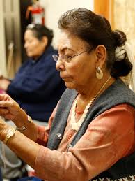 Quilting, weaving project helps chapter members develop skills