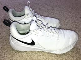 Nike Zoom Hyperace 2 Women S Volleyball Shoes White Black Aa0286 100 Size 9 Volleyball Shoes Nike Zoom Nike