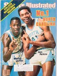 Unc Tar Heel Finest Sam Perkins Image Source Https Sites Google Com Site Johnbradberrycharlotte Sports Illustrated Covers Michael Jordan Sports Magazine