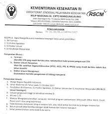 Pengiriman berkas pendaftaran a, berkas di melalui email karir@rscm.co.id mulai tanggal 21 februari 2018. Lowongan Kerja Non Pns Rsupn Dr Cipto Mangunkusumo Tahun 2017 Lowongan Kerja Bumn Bulan Agustus 2021