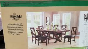 Costco 7 Piece Dinning Set 499 Youtube