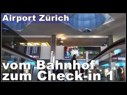 You'll find answers to all of these questions here, as well as an overview of other useful information and news about airport operations. Flughafen Zurich Lszh Vom Bahnhof Zum Check In 1 Gehen Youtube
