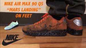 Men nike air max 90 reflective qs mars landing stone sneakers cd0920 600 size 11. Nike Air Max 90 Qs Mars Landing On Feet Review Youtube