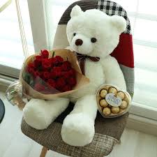 As a loving gesture after a birth, but also as a charming surprise for your sweetheart or girlfriend. Giant Teddy Bear And Flowers Delivery Off 63 Www Usushimd Com