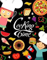 We'll show you to make great meals. Cooking Time Banner Kids Various Food Icons Decor Free Vector In Adobe Illustrator Ai Ai Format Encapsulated Postscript Eps Eps Format Format For Free Download 3 32mb
