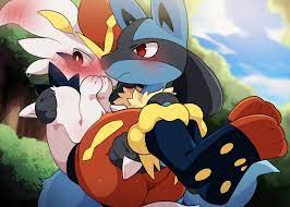 Cinderace and Lucario comic porn | HD Porn Comics
