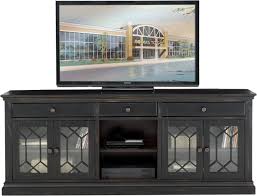 Hill Town Black 80 In Console 699 99 80w X 17d X 32h Find Affordable Home Entertainment For Your Ho Black Tv Console Tv Console Furniture Console Furniture
