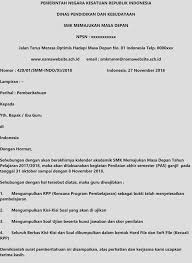 Surat pemberitahuan kegiatan sekolah biasanya diberikan pada orangtua murid/wali. 10 Contoh Surat Pemberitahuan Berbagai Kegiatan Lengkap