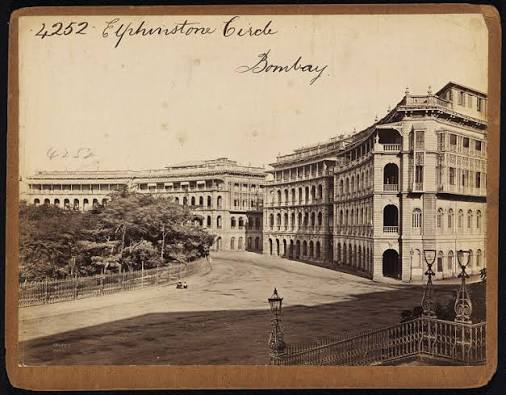 Elphinstone Circle - Bombay (Mumbai) - 19th Century Photograph (2) - Old Indian Photos