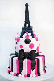 Or, you can choose an invitation that goes somewhat against what is typical. Paris Theme Cake Decorating Community Cakes We Bake