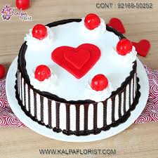 I made it for my husband last year. Valentine Chocolate Cake Kalpa Florist