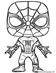 Coloring pages funko pop marvel morning kids. Funko Pop Marvel Spiderman Coloring Pages Printable