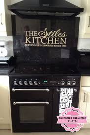 personalised family kitchen wall art