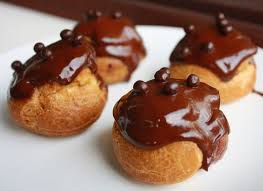 Valrhona Chocolate Banana Cream Puffs Cream Puffs Valrhona Chocolate Chocolate Banana