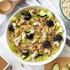 All you need are fresh berries plus 5 more ingredients to whip up this easy blackberry cobbler recipe. Summer Blackberry Salad With Cashew Ricotta Healthy Easy Health My Lifestyle