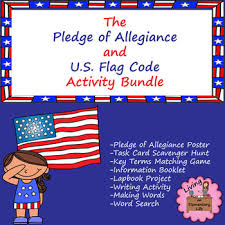Pledge of allegiance facts for kids. The Pledge Of Allegiance Activities Worksheets Tpt