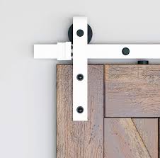 The door is easy to install, durable and robust. Buy Diyhd Mm20dbw 10ft Double Sliding Barn Door Hardware White Coating Track Kit With Black Bolts Online At Low Prices In India Amazon In