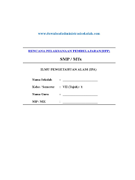 Maybe you would like to learn more about one of these? Rpp Ipa Kelas 7 Kurikulum 2013 Revisi 2017