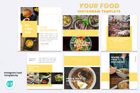 Download Instagram Feed Template Your Food Graphic By 57creative Creative Fabrica SVG Cut Files