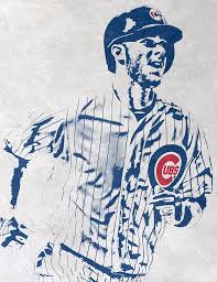 Their home stadium is wrigley field, located in chicago. Kris Bryant Chicago Cubs Pixel Art 2 Mixed Media By Joe Hamilton