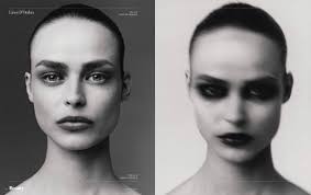 EDITO Vogue Italia Photographe : Paul Wetherell Model : Birgit Kos Hair :  Seastien Richard