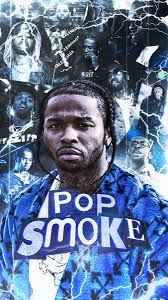 White blue background standing smoke desktop stage shirt sky pop celebrities wearing. Pop Smoke Wallpaper Enjpg