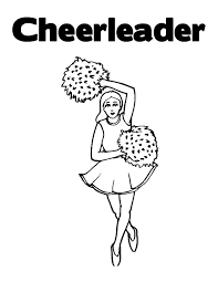 College Cheerleader Coloring Pages Best Place To Color Di 2020