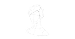 Because the pigtails pull the hair on two sides you can mark two humps at this point already. How To Draw Hair Step By Step