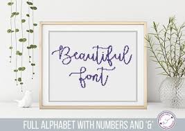 Free patterns for cross stitch letters yahoo image search results cursive cross stitch patterns i love to make my own but these are good too cross stitch w blocks auction idea edayne cruz puntada. Cross Stitch Alphabet Cursive Cross Stitch Pdf Beautiful Etsy Cross Stitch Alphabet Cross Stitch Fonts Cross Stitch