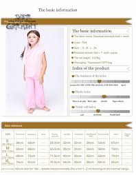 Ih K072 Size Chart Iher Garment Kids Costumes Childrens