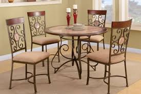 5 Pcs Dining Set 2061 1091px Casye Furniture Metal Dining Room Metal Dining Table Dining Table Chairs