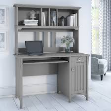 Choose from contactless same day delivery, drive up and more. Salinas Computer Desk W Hutch In Cape Cod Gray Bush Furniture My72308 03